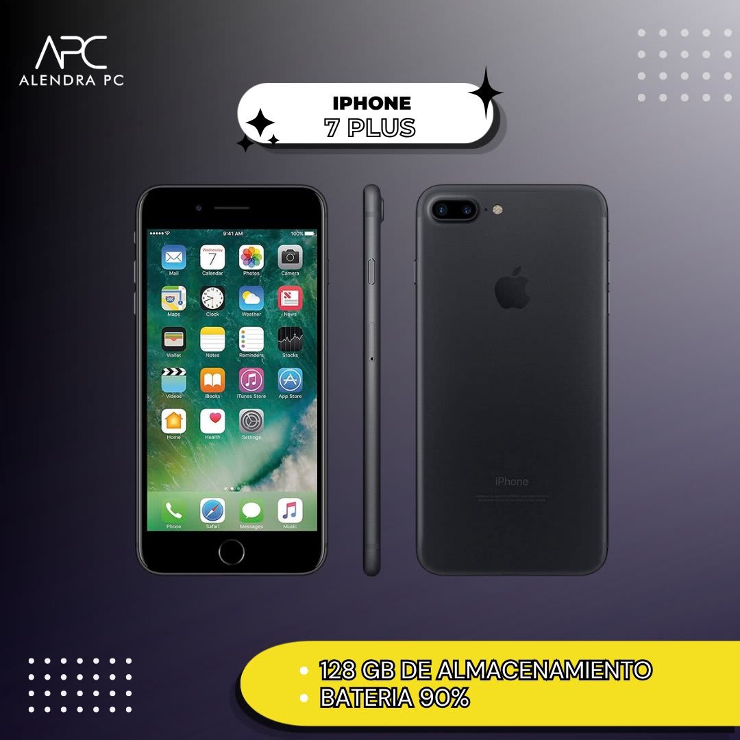 iphone 7 plus negro 128gb