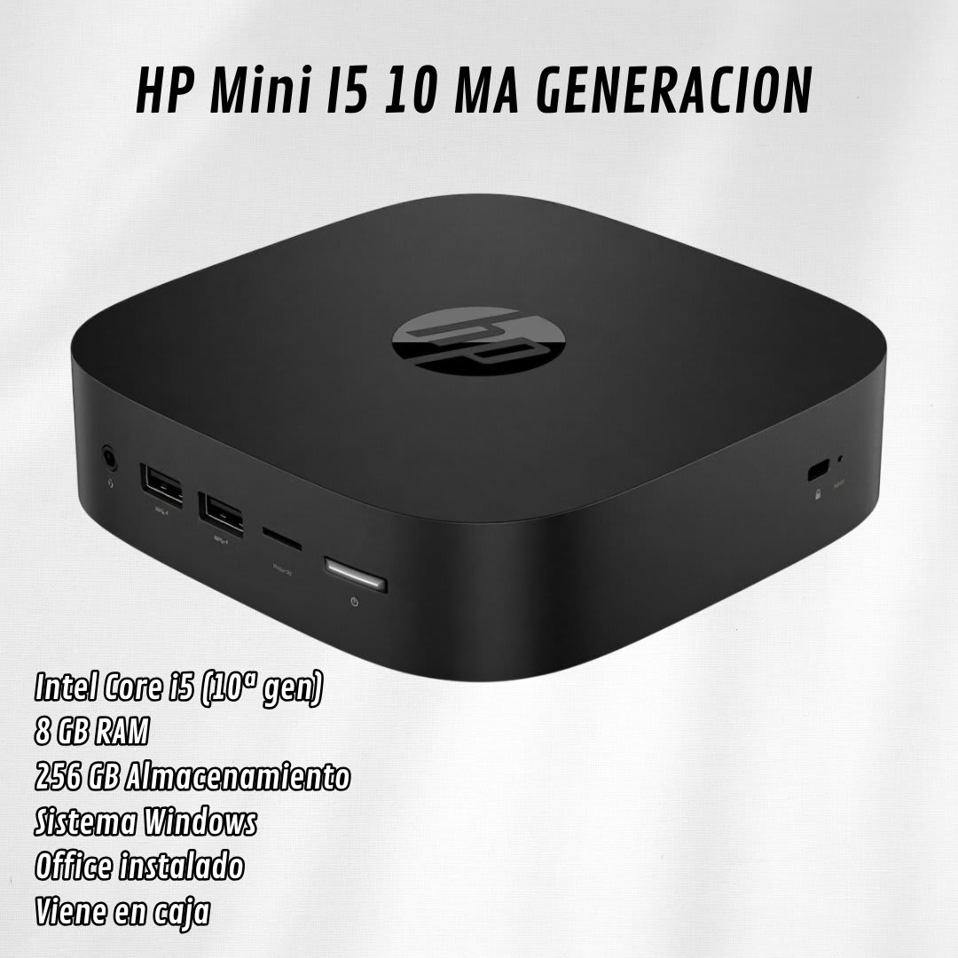cpu mini  hp g3 Windows  i5 10ma gen 3