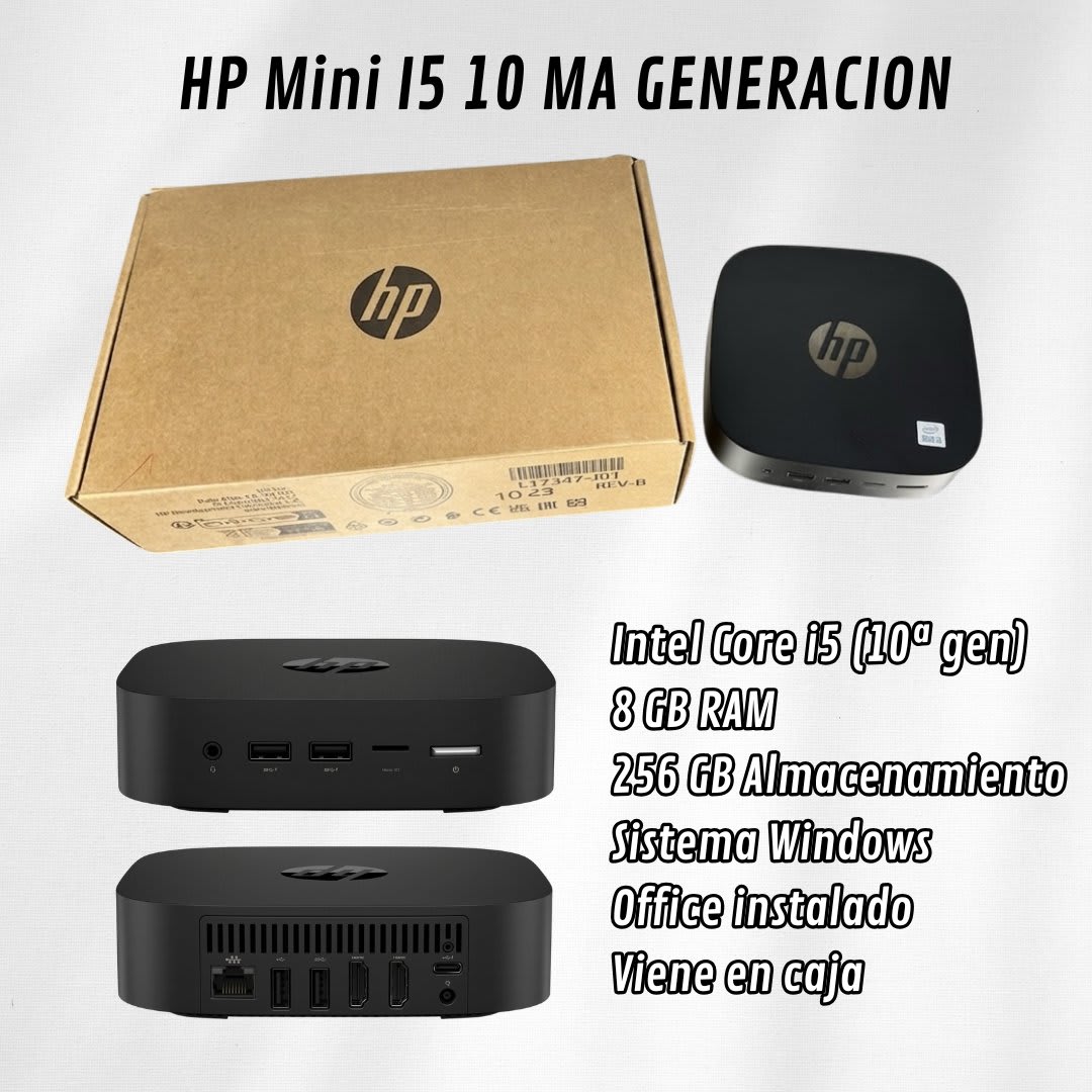cpu mini  hp g3 Windows  i5 10ma gen