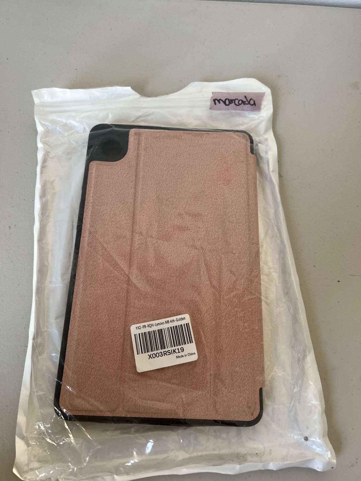 Funda para tableta lenovo m8 4th - golden 2