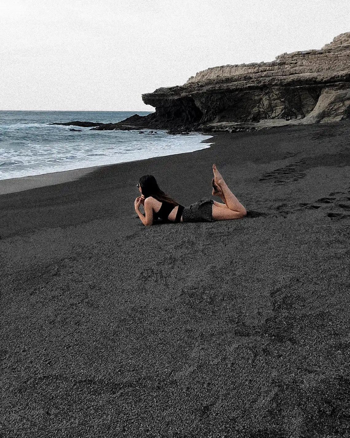 Ajuy Black Sand Beach