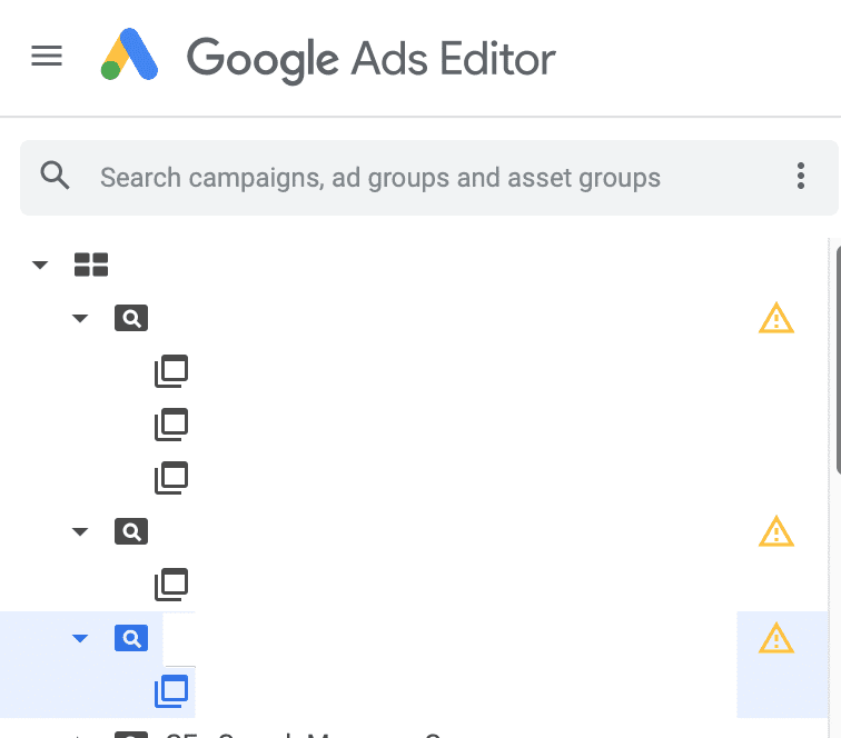 Google Ads Editor