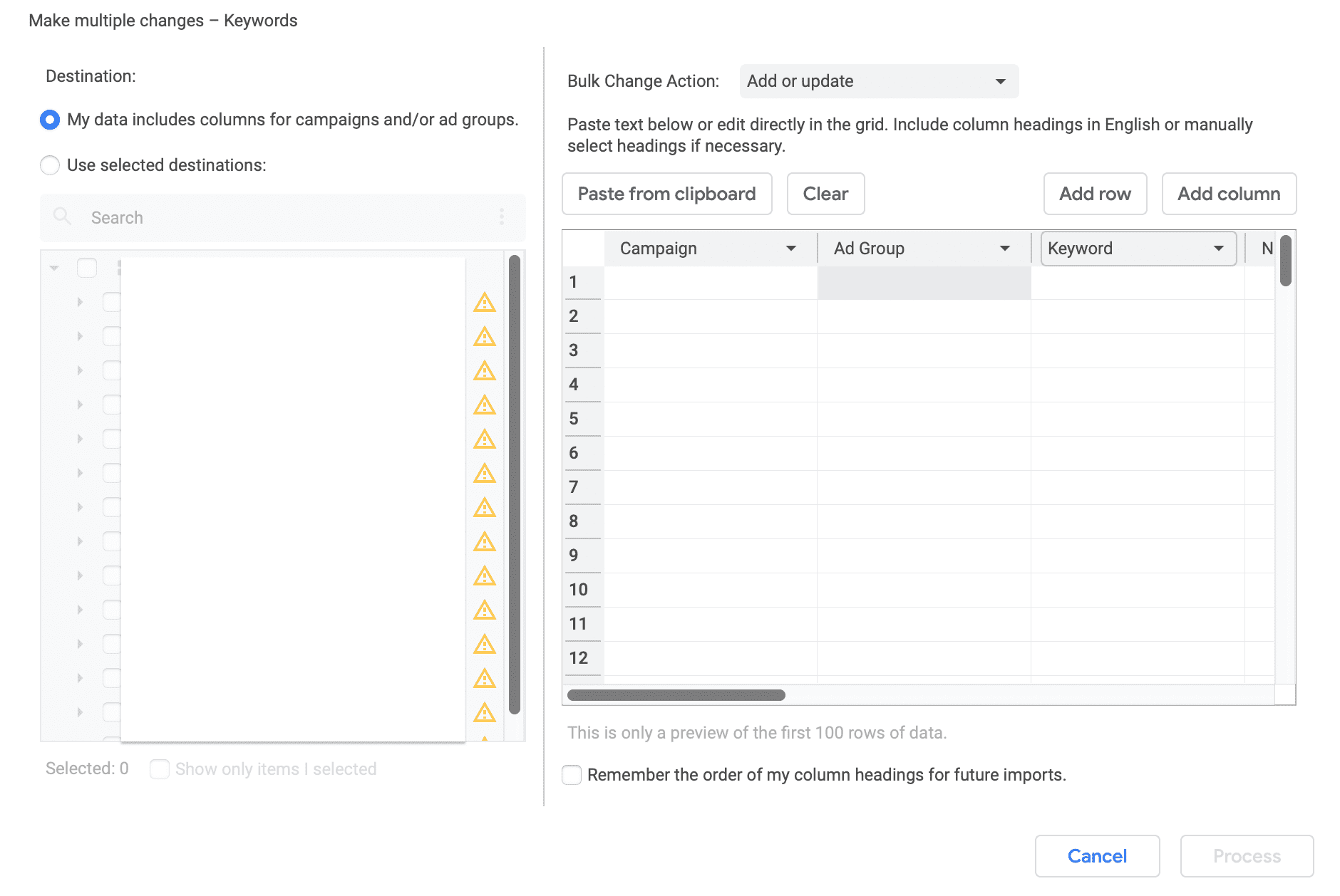 Google Ads Editor