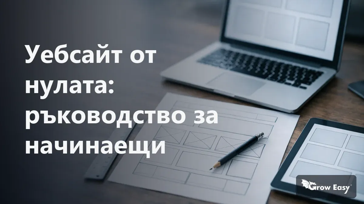 Уебсайт от нулата: ръководство за начинаещи