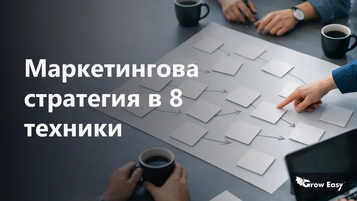 Маркетингова стратегия в 8 техники