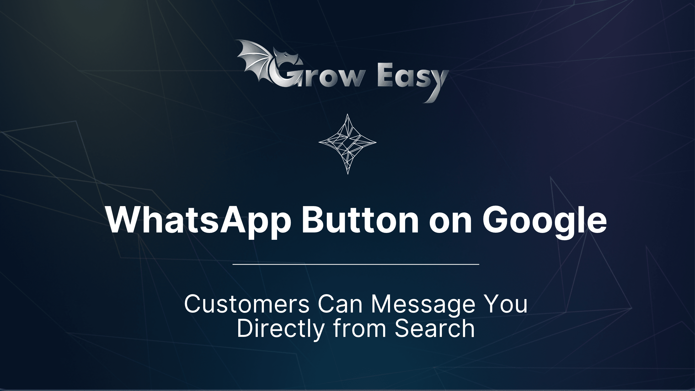 WhatsApp Button on Google: Turn Searches into Enquiries