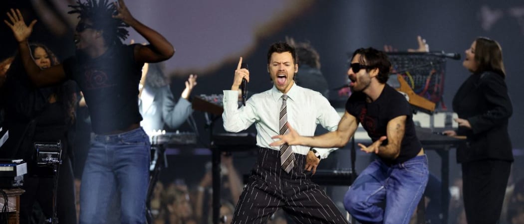 Harry Styles Teases New Album at BRIT Awards