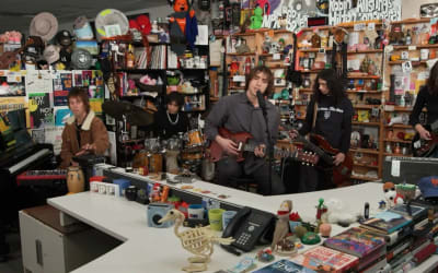 Geese perform “Husbands”, “Cobra”, and “Half Real” on NPR's Tiny Desk