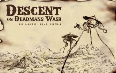 T.O.U.C.H. Samadhi - Descent on Deadman's Wash - It is a high-noon hallucination where the horizon bleeds digital glare and the tumbleweeds dissolve into fractals—a sonic abduction of the frontier itself.