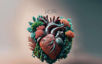 Kor - Coeur Corail - Kor carries the core, the essential, the heart — a quiet pulse that blends genres.