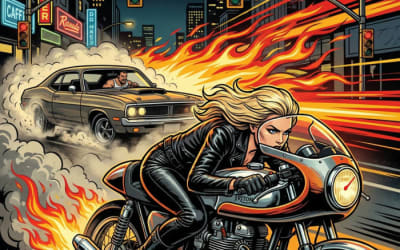 Wide-open Wendy and the Flaming Headers - Garage Daze - Garage rock live in the garage