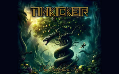 TINKICKER fuse Progressive Metal, Hard Rock and dark tales of toxic relationships, family trauma and emotional poison on “The Forbidden Fruit”