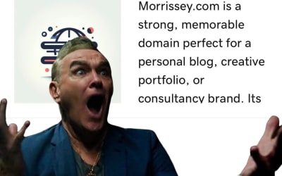 Morrissey.com Sold For A Song, Moz Couldn’t Be Bothered To Bid