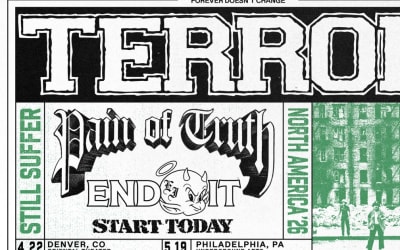 Terror announce tour with Pain of Truth, End It & Start Today