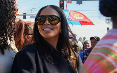 Lauren London remembers Nipsey Hussle at new memorial dedication