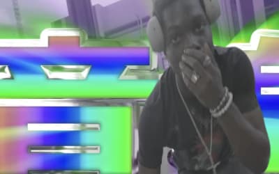 Lucy Bedroque and prettifun play in a snowtrap storm on “GOOD SAKE”