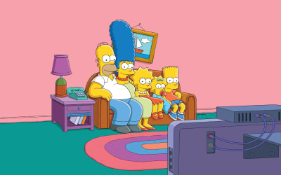 ‘The Simpsons’ couch gag shows what happens to Homer after being hit by car as R.E.M.'s Michael Stipe makes cameo