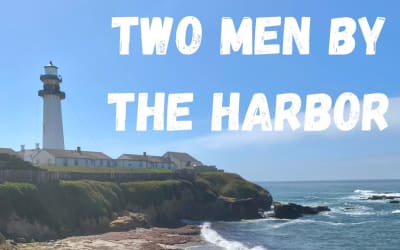 Ulrich Jannert – Two Men by the Harbor