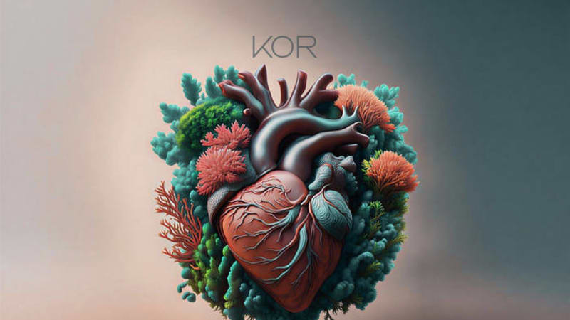 Kor - Coeur Corail - Kor carries the core, the essential, the heart — a quiet pulse that blends genres.