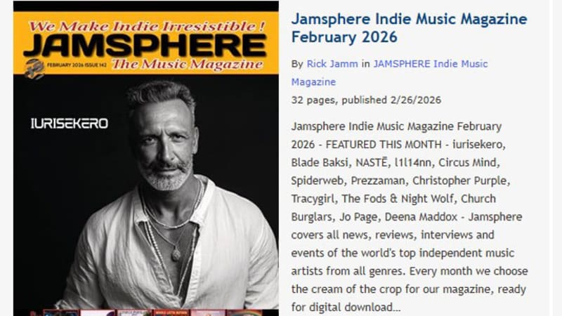 Jamsphere Indie Music Magazine February 2026