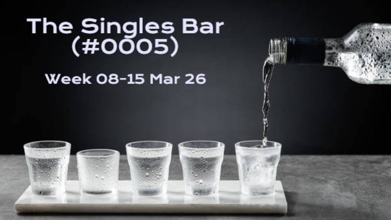 The Singles Bar #0005 (Favourite singles from the week 08-15 March 2026)