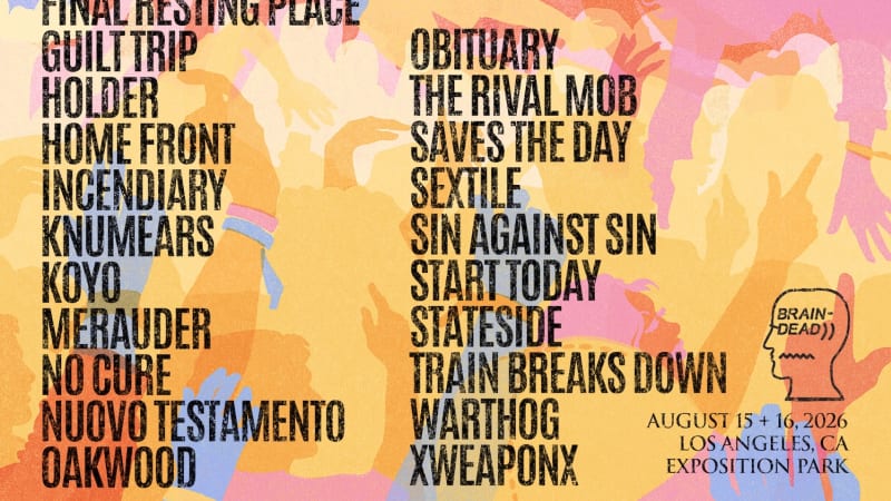 Sound And Fury 2026 Lineup Has Rival Mob & Carry On Reunions, Saves The Day, Obituary, More