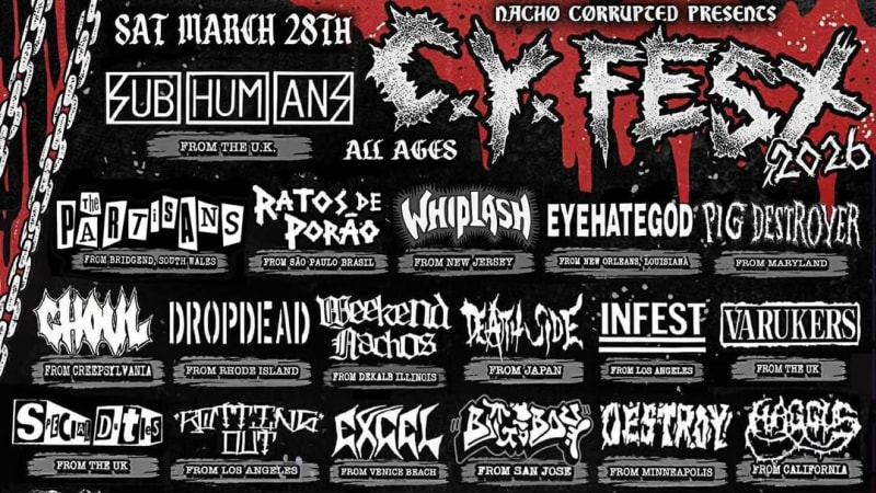 Subhumans, Iron Lung, Tørsö, Apartment 213, & Tripas Sangrientas Drop Off CY Fest Amid Boycott Call