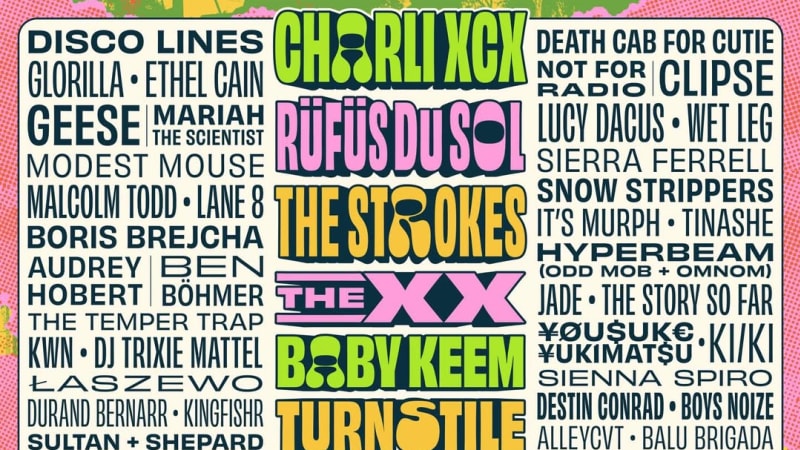 Outside Lands 2026 Has Charli XCX, The Strokes, Turnstile, Dijon, & More