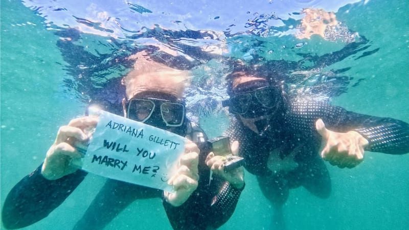 James Hetfield Got Engaged Underwater