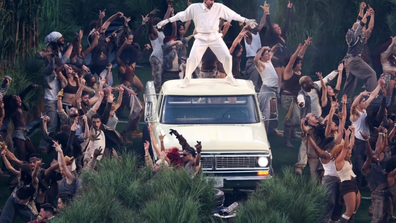 Watch Bad Bunny's Super Bowl Halftime Show ft. Lady Gaga, Ricky Martin, Toñita & more