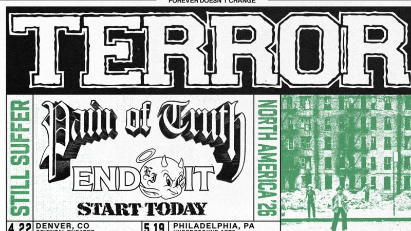 Terror announce tour with Pain of Truth, End It & Start Today