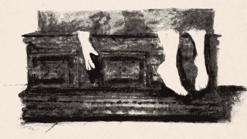 EP: offering field – hand reaching through flames