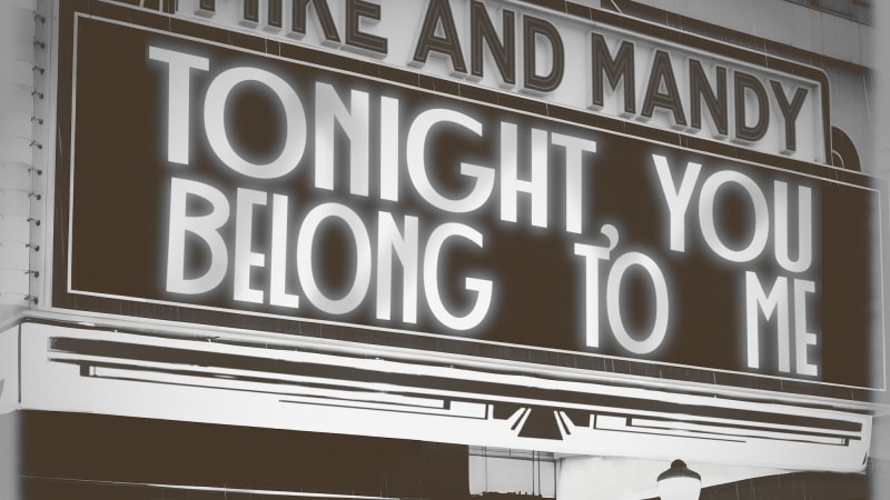 Mike and Mandy font vibrer le passé avec « Tonight You Belong To Me »