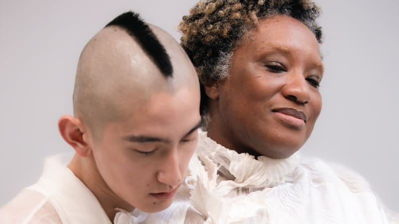 Backstage at Phoebe English Fall/Winter 2026 - Lost Touch - KALTBLUT Magazine