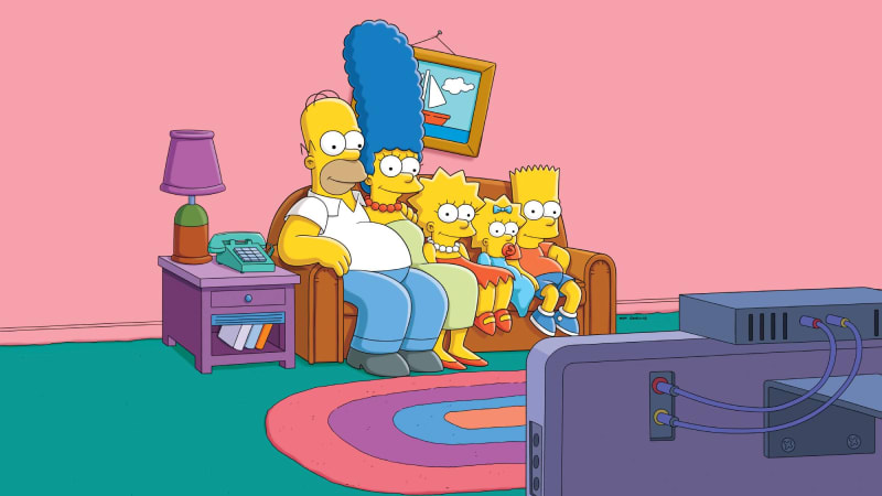 ‘The Simpsons’ couch gag shows what happens to Homer after being hit by car as R.E.M.'s Michael Stipe makes cameo