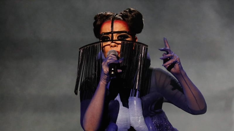 Watch Rosalía joined by surprise guest Björk for ‘Berghain’ at 2026 BRIT Awards