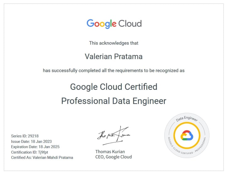 Google Professional Data Engineer
