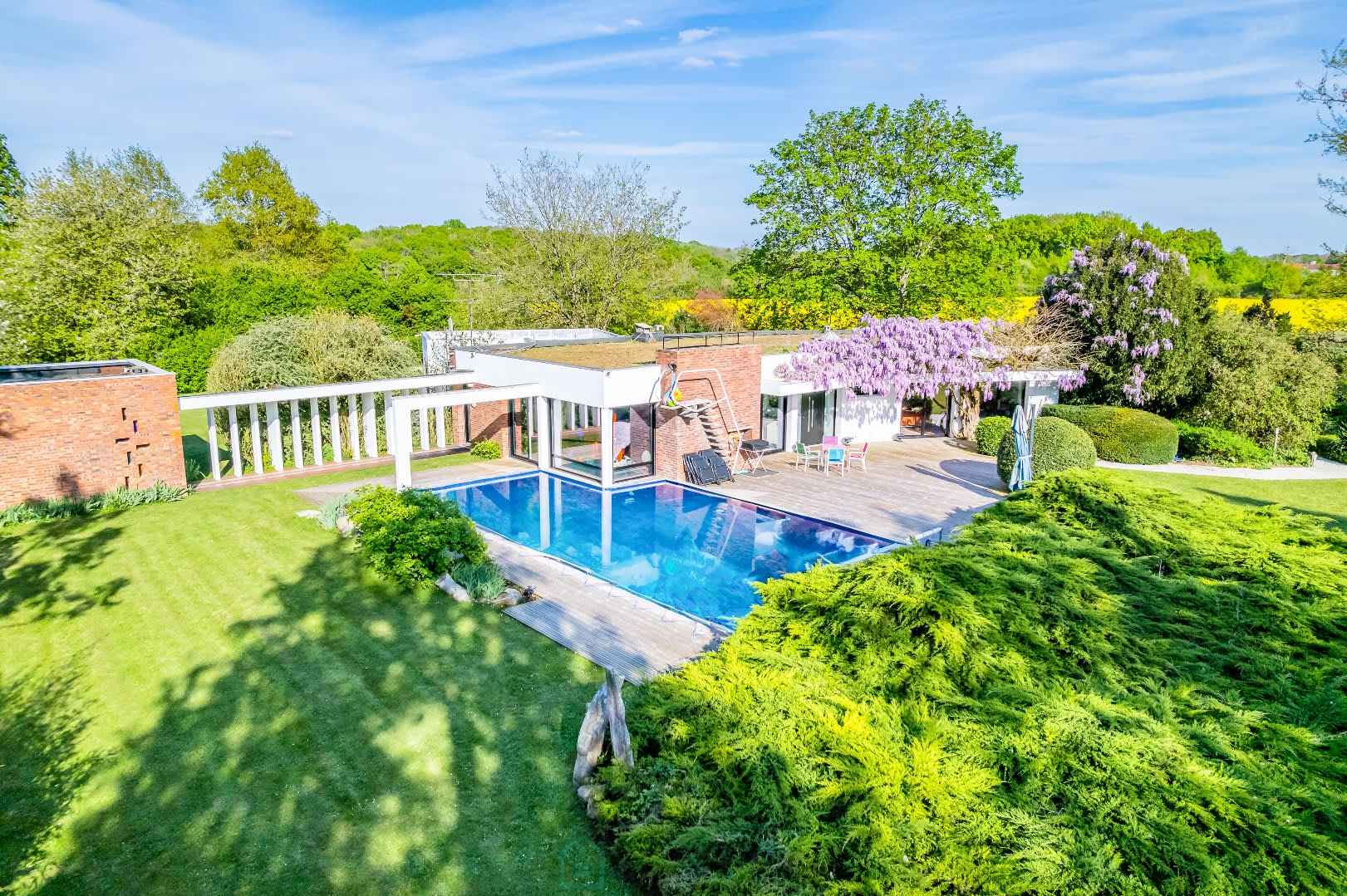 Villa d'architecte de plain pied à l'Est de Fontainebleau