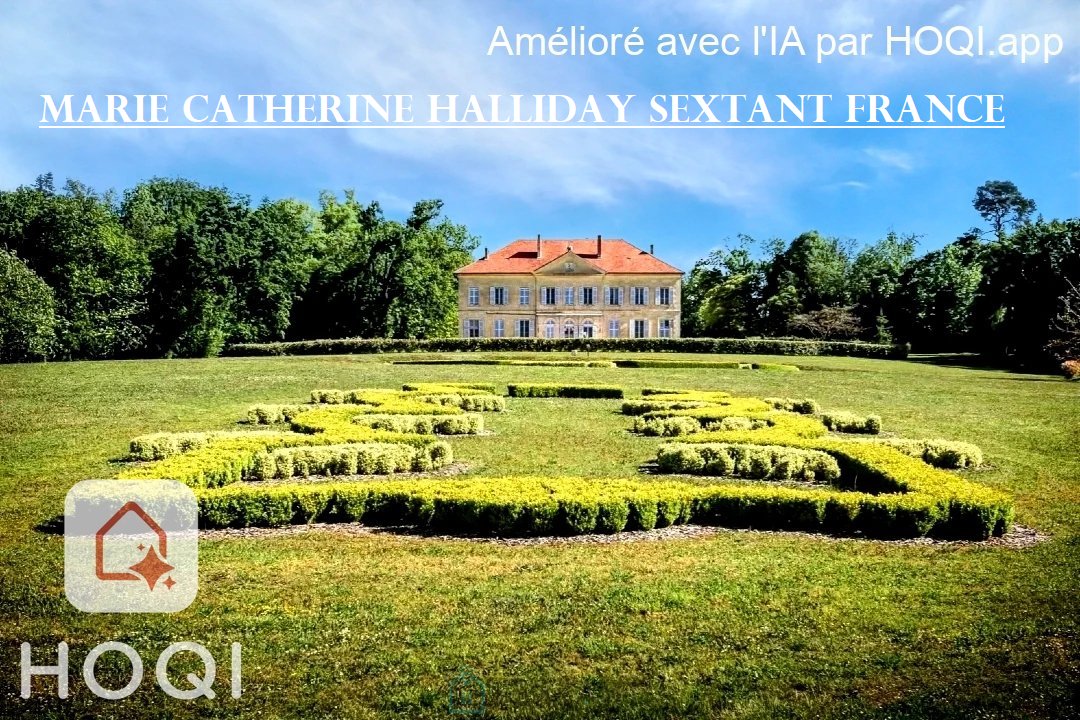 MAGNIFICENT CHATEAU ENCLOSED IN A PARADISE OF BOXWOOD CYPRESS HORMS AND ROSE BUSHES