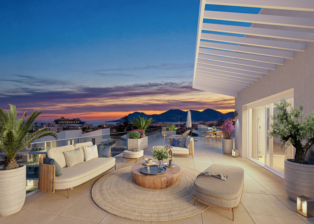Cannes –  Montfleury –  Spacious apartment with spectacular 228m2 terrace - Prestigious New Residence with Swimming Pool