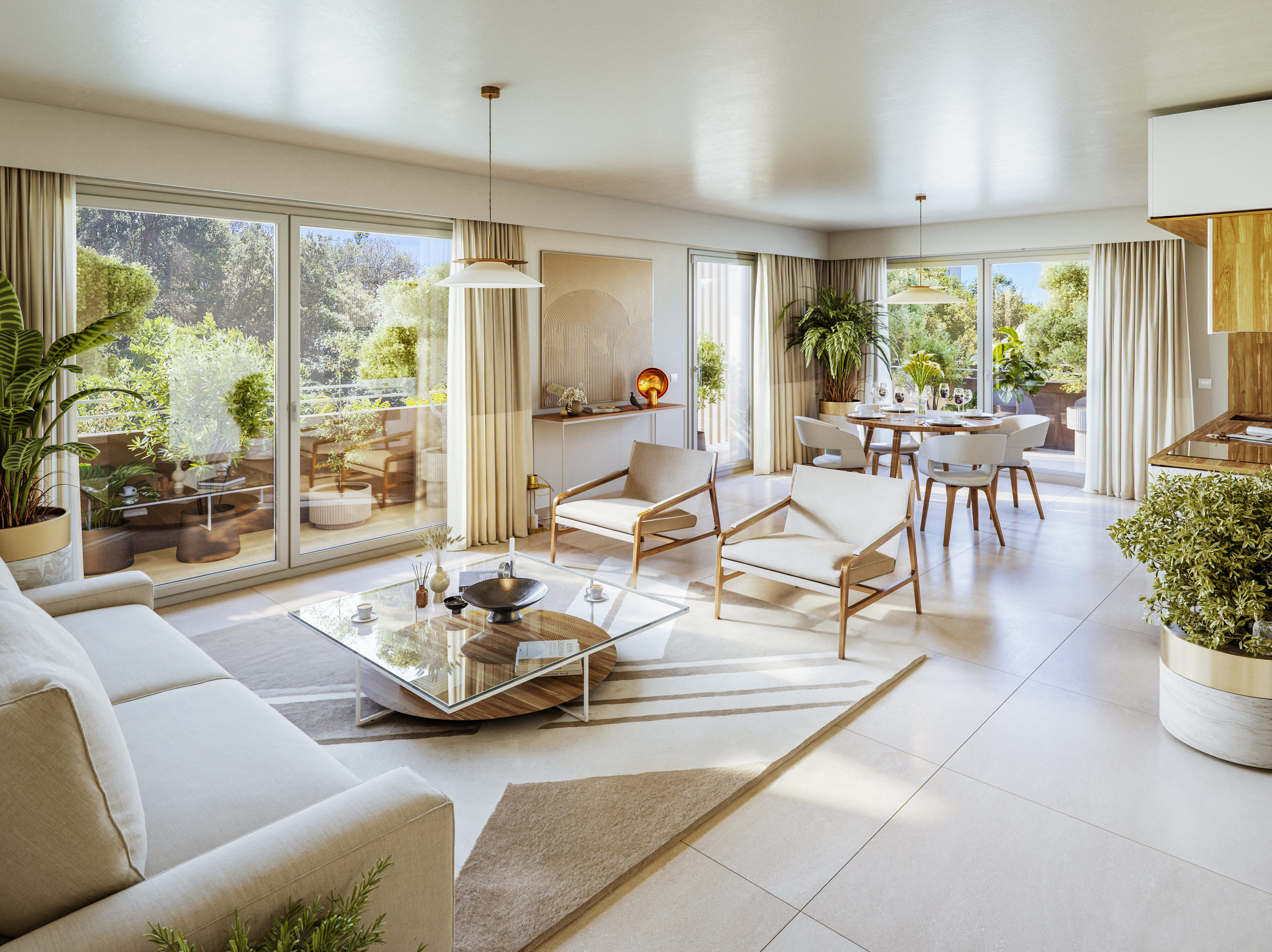 NICE CIMIEZ –  Spacious 3-bedroom- New build in green setting