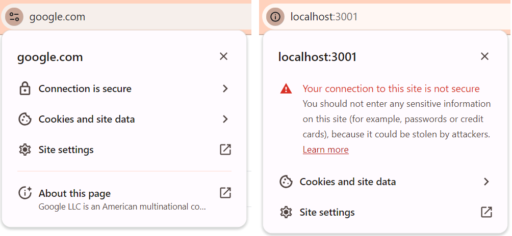 Chrome TLS Indicator