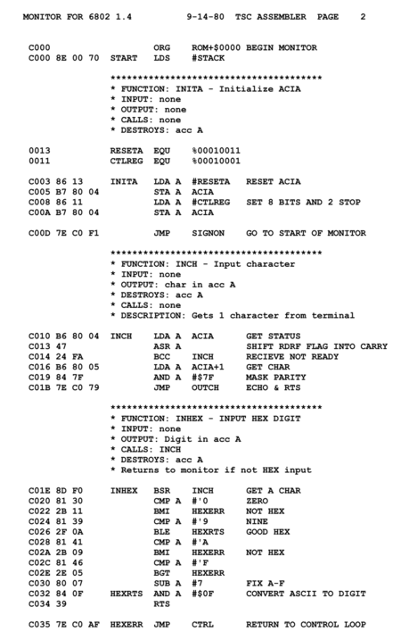 Assembly Language Example