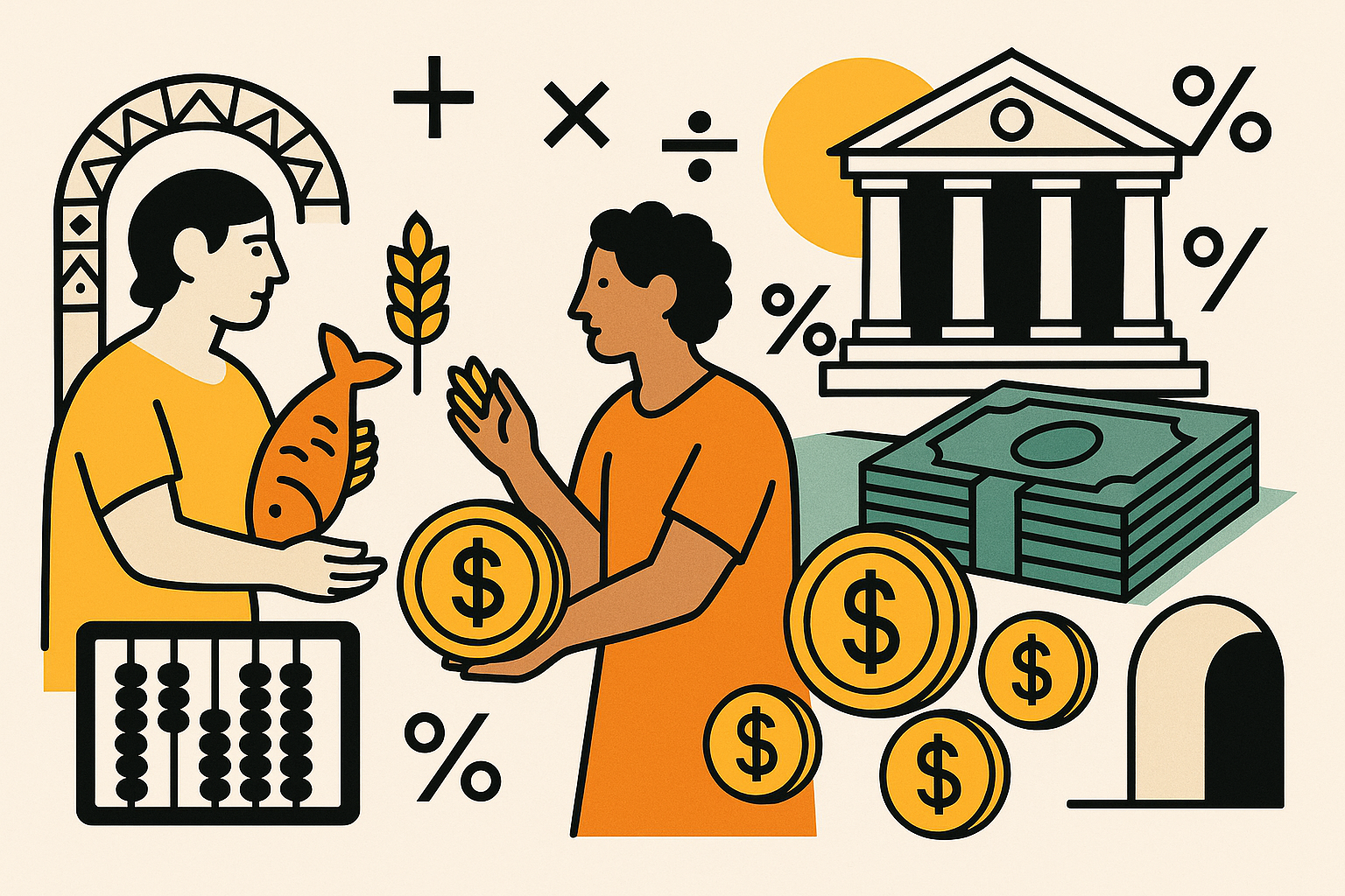 The History of Money: From Barter to Banknotes