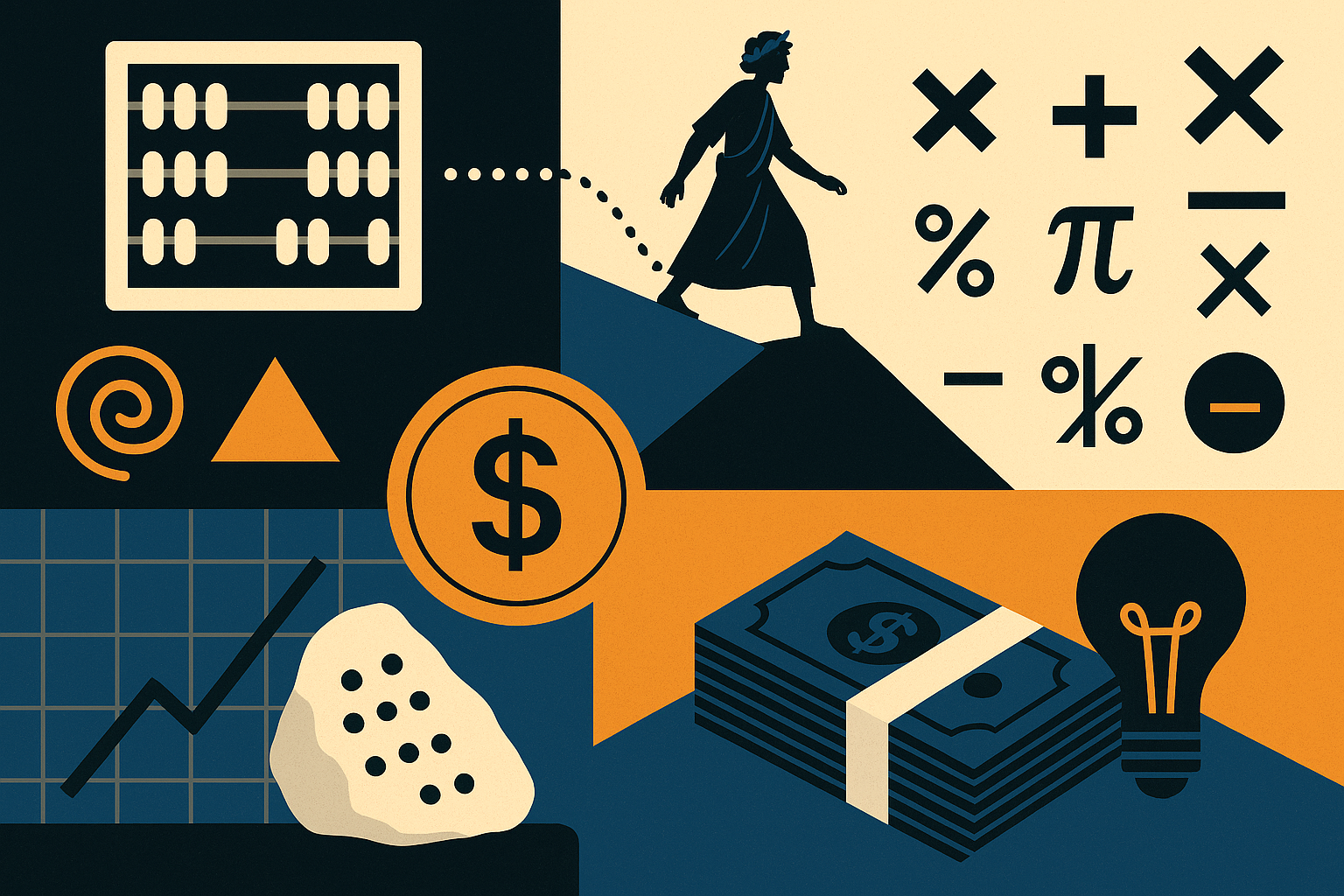 A Journey Through the History of Mathematics: From Ancient Tools to Modern Money