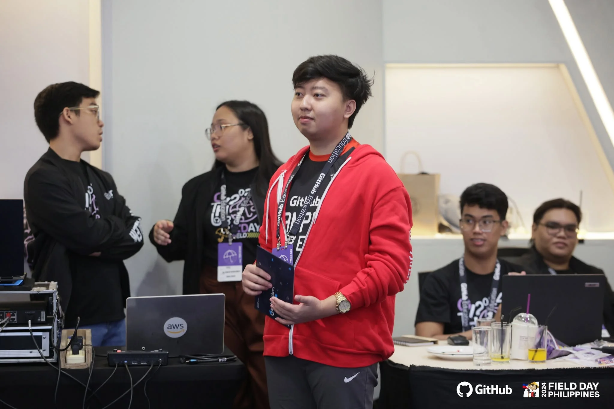 Speaking at a GitHub event
