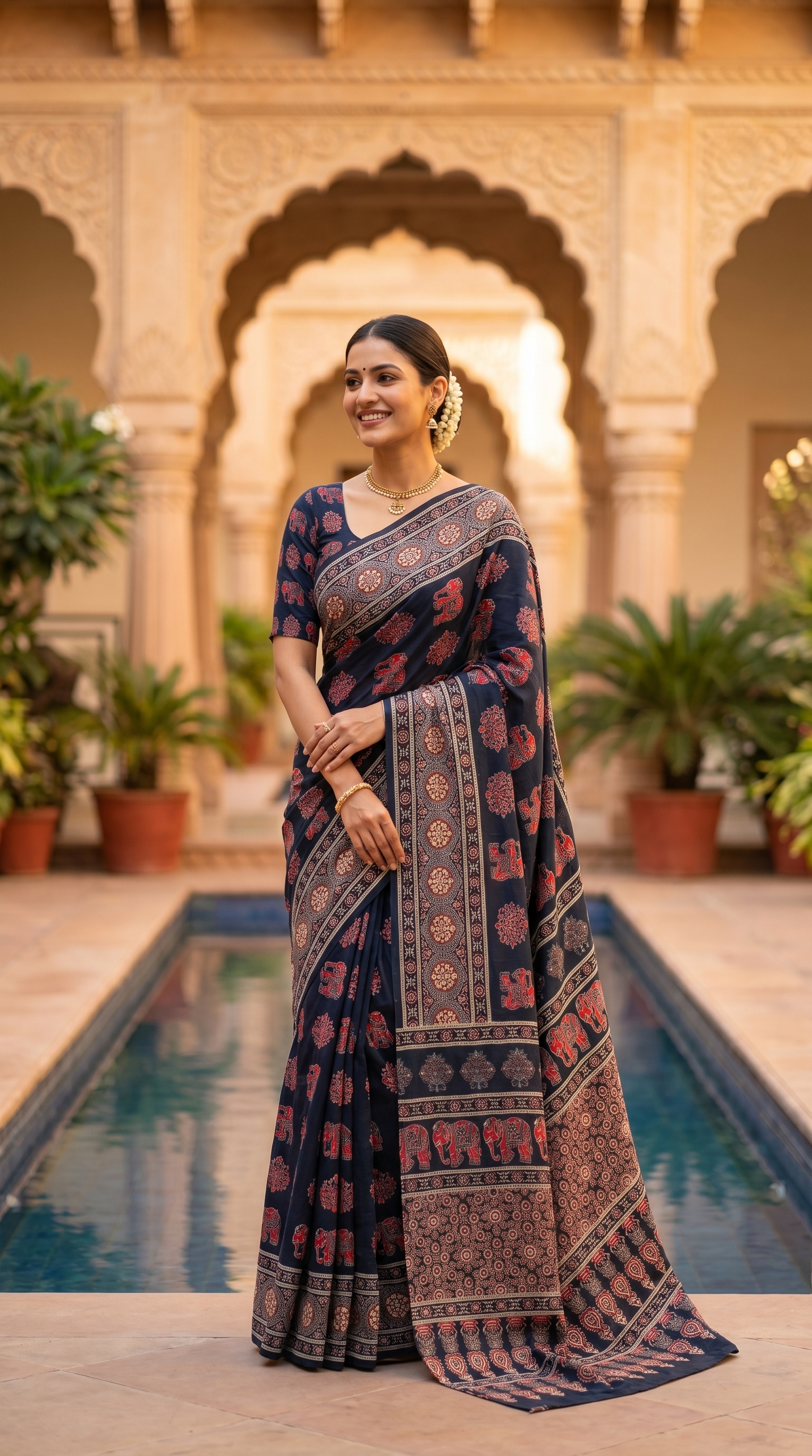 Elephant Trail Saree