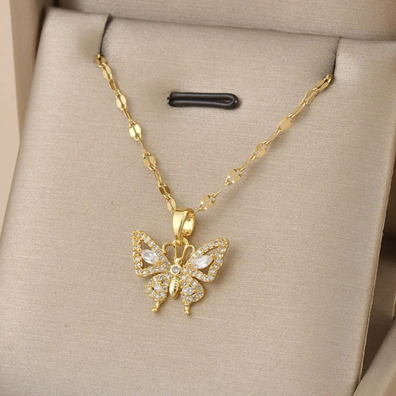 Collier papillon