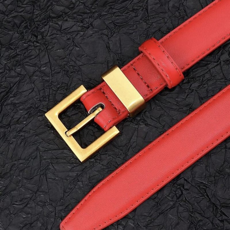 Ceinture femme rouge