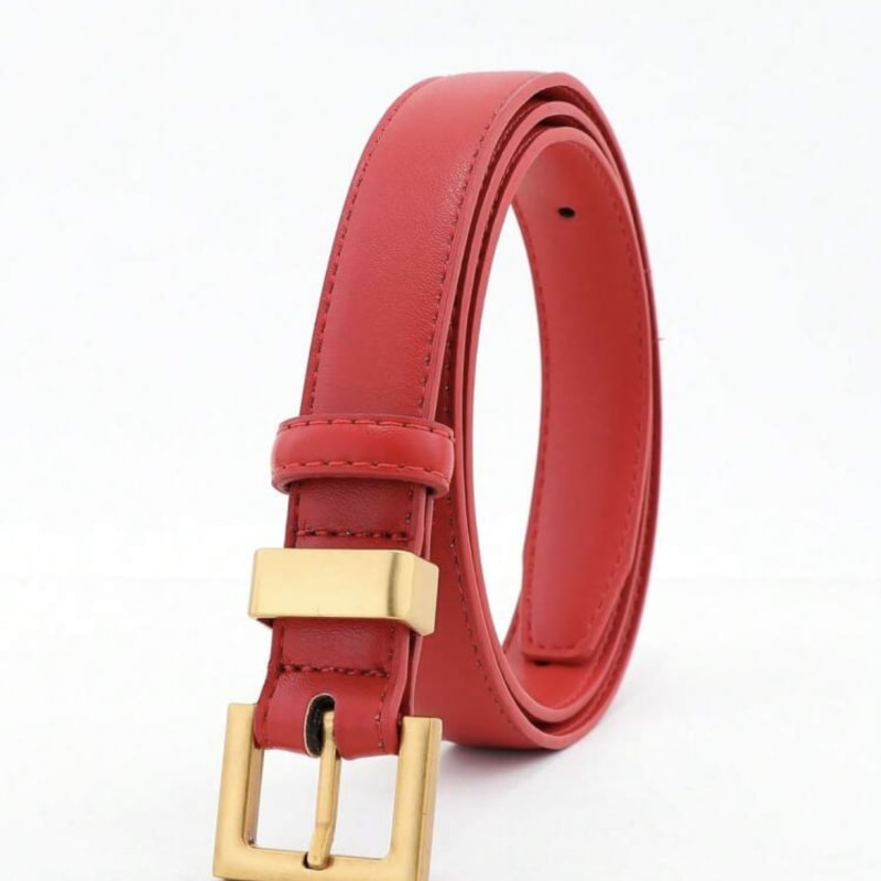 Ceinture femme rouge